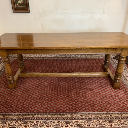 Outstanding Quality Country Oak Refectory Table