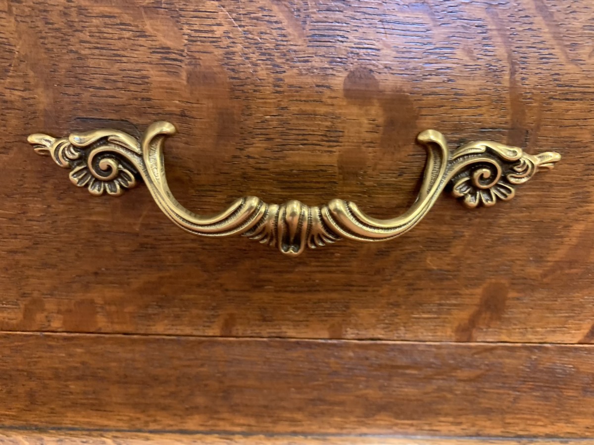 Fantastic Quality Antique Frenc Carved Oak Mirrored Door Armoire/wardrobe - Image 14