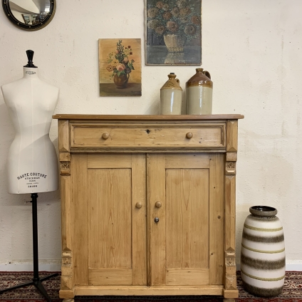 Antique Pine Cupboard Circa 1910
