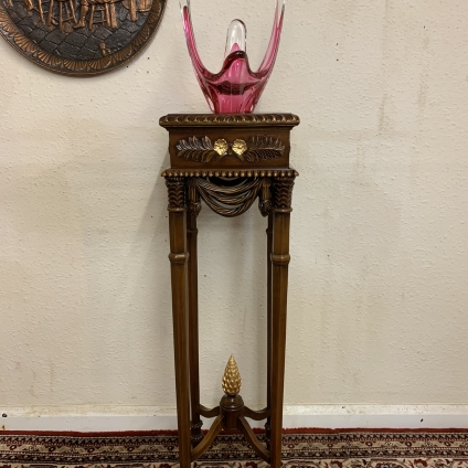 Fantasic Quality Carved Mahogany Jardinere/ Plant Stand