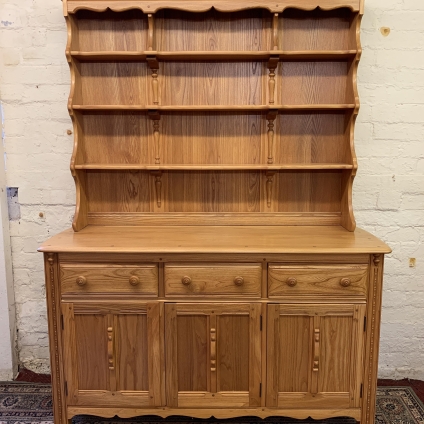 Fantastic Quality Ercol Three Door Dresser With Rack