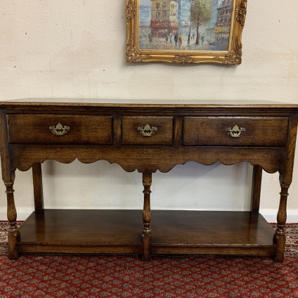 Outstanding Quality Oak Titchmarsh & Goodwin Potboard Dresser