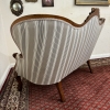 Stunning Antique Shaped Mahogany Upholstered Sofa Circa 1880 - Image 20