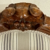 Stunning Antique Shaped Mahogany Upholstered Sofa Circa 1880 - Image 21