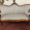 Stunning Antique Shaped Mahogany Upholstered Sofa Circa 1880 - Image 23