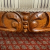Stunning Antique Shaped Mahogany Upholstered Sofa Circa 1880 - Image 9