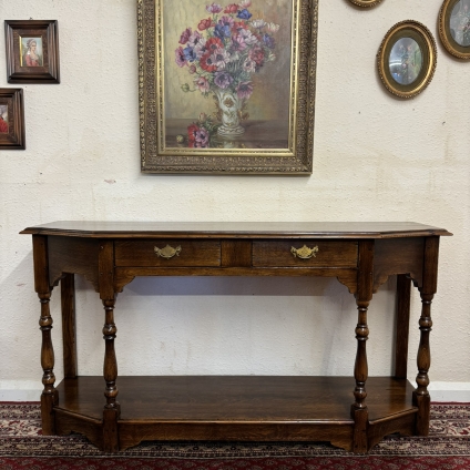 Fabulous Quality Oak Console Table/side Table