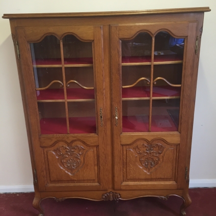French Carved Oak Bookcase - Now Sold
