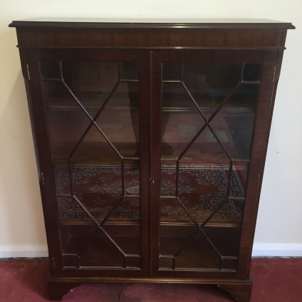 Mahogany Astral Glazed Bookcase/cabinet - Now Sold