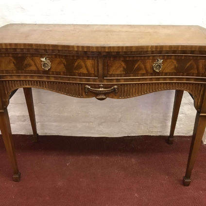 Fantastic Mahogany Shaped Side Table/ Cutlery Table/ Hall Table - Now Sold