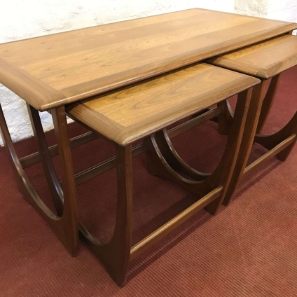 Mid-century Teak And Mahogany Nesting Tables From G-plan, 1960's - Now Sold