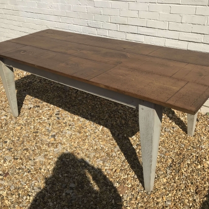 French Tapered Leg Pine Country Table - Now Sold