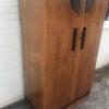Art Deco Oak And Walnut Two Door Fitted Gentlemans Wardrobe - Now Sold - Image 12