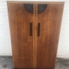 Art Deco Oak And Walnut Two Door Fitted Gentlemans Wardrobe - Now Sold - Image 6