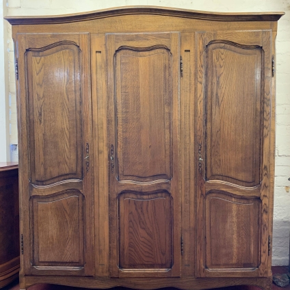 Elegant French Three Door Armoire / Wardrobe - Now Sold