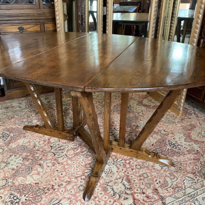 Outstanding Quality Handmade Solid Oak Nigel Griffiths Gate Leg Dining Table - Now Sold