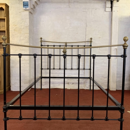 Super Brass And Iron Four Poster Double Bed - Now Sold