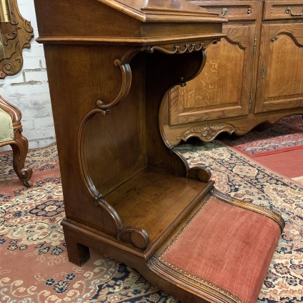 Unusual Victorian Carved Walnut Ecclesiastical Kneeler - Now Sold