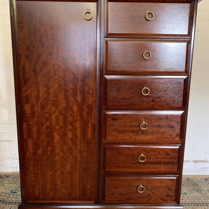 Quality Stag Minstrel Mahogany Tall Boy/chest - Now Sold