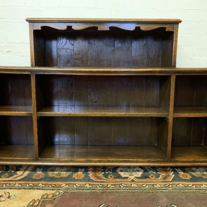 Superb Quality Antique Oak Open Bookcase/bookshelves/display - Now Sold