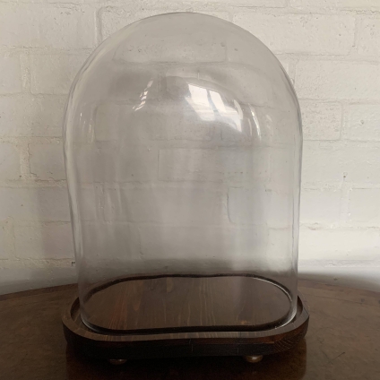 Oval Dome With Wooden Base - Now Sold