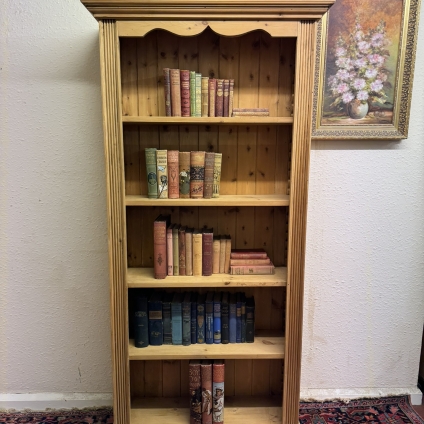 Fabulous Country Pine Open Bookcase