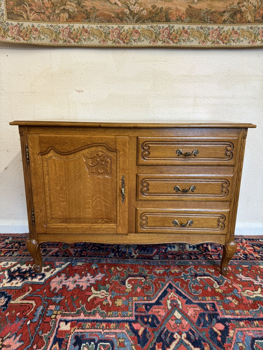 Fabulous French Carved Oak Cabinet/cupboard - Image 13