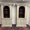 Impressive Pair Of French Barrel Back Niche Display Cabinets - Image 12