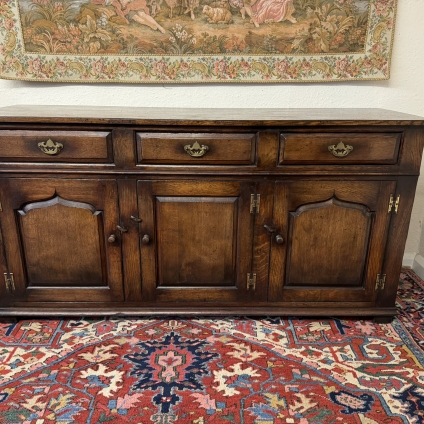 Outstanding Quality Oak Titchmarsh And Goodwin Dresser Base/sideboard