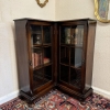 FABULOUS QUALITY 1930'S OAK CORNER BOOKCASE - Image 2