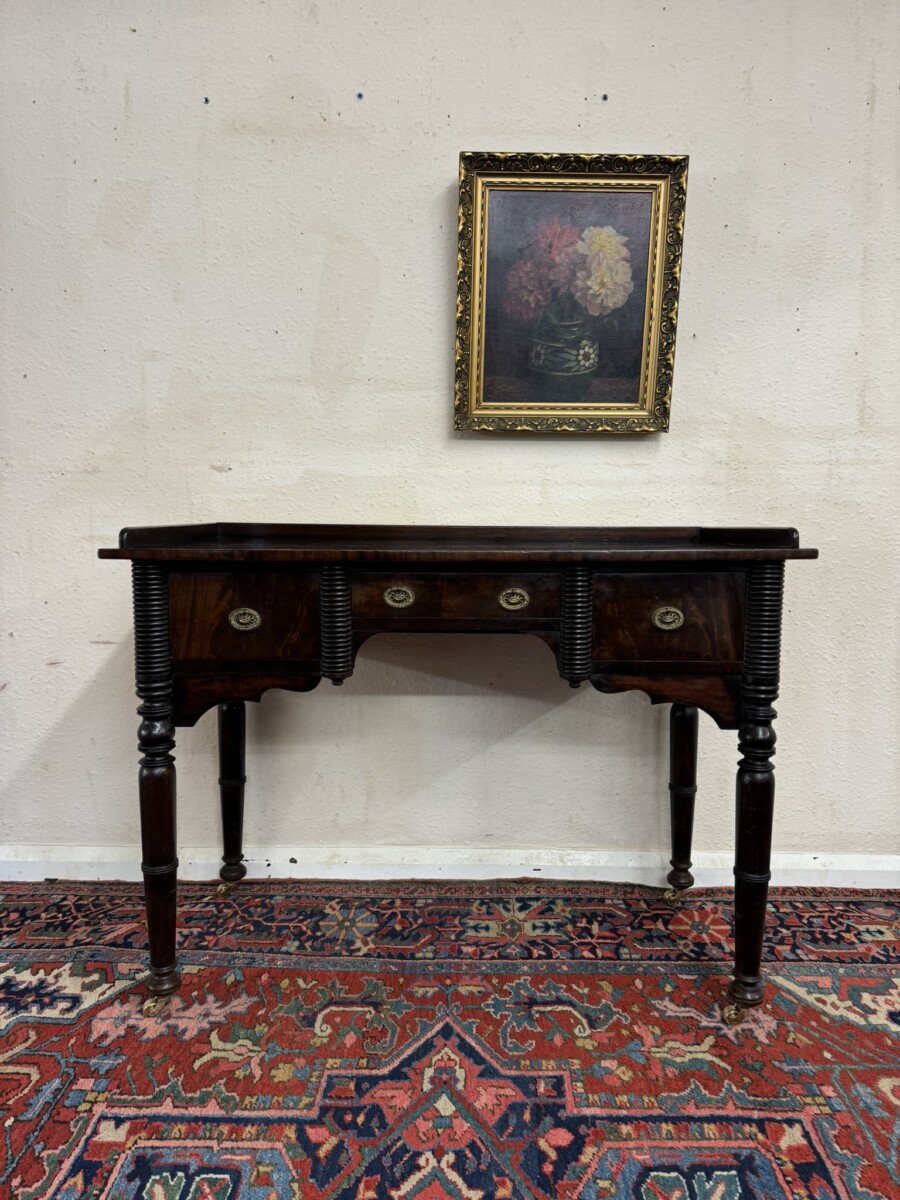 FANTASTIC WILLIAM IV ANTIQUE MAHOGANY SIDE TABLE/DESK CIRCA 1830