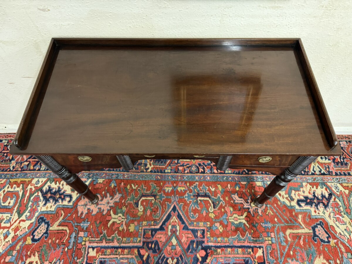 FANTASTIC WILLIAM IV ANTIQUE MAHOGANY SIDE TABLE/DESK CIRCA 1830 - Image 5