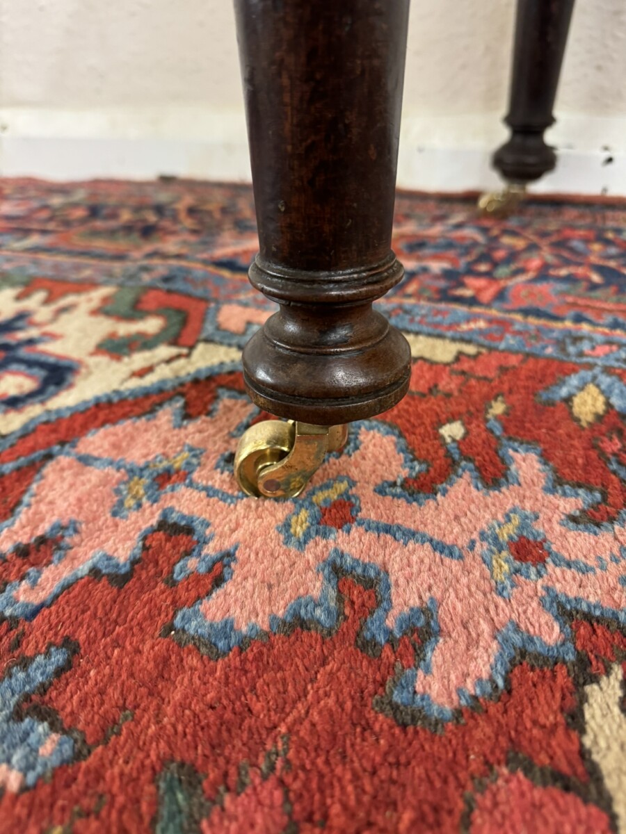 FANTASTIC WILLIAM IV ANTIQUE MAHOGANY SIDE TABLE/DESK CIRCA 1830 - Image 12