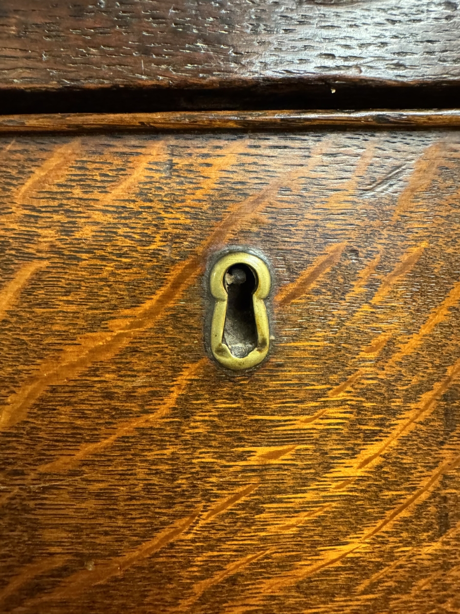 OUTSTANDING QUALITY GEORGIAN OAK CHEST ON CHEST CIRCA 1760 - Image 6