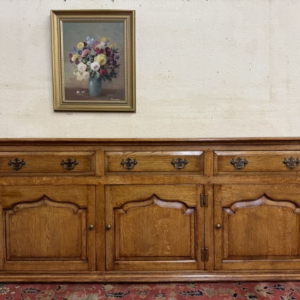 FANTASTIC QUALITY OAK CUMPERS OF SAILSBURY DRESSER/SIDEBOARD