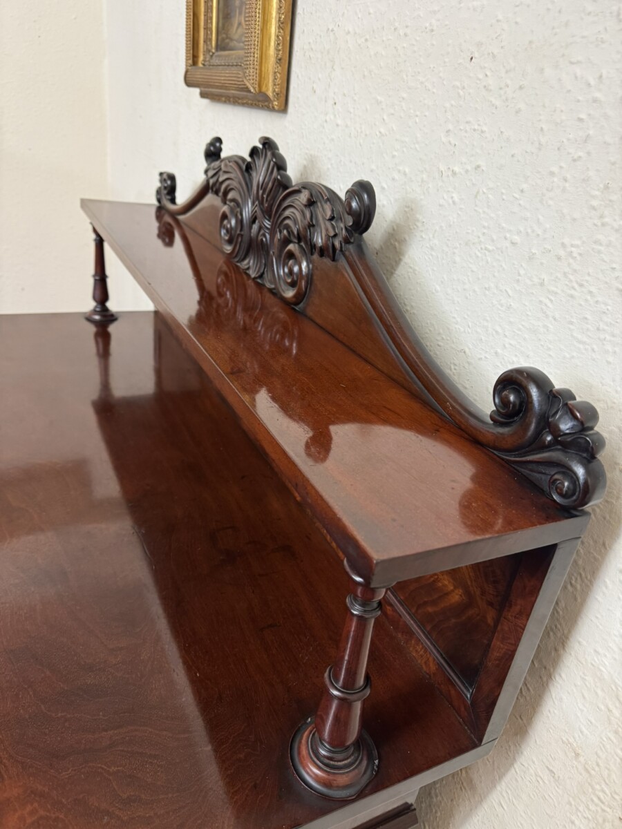 OUTSTANDING QUALITY ANTIQUE MAHOGANY SIDE CABINET CIRCA 1830 - Image 6