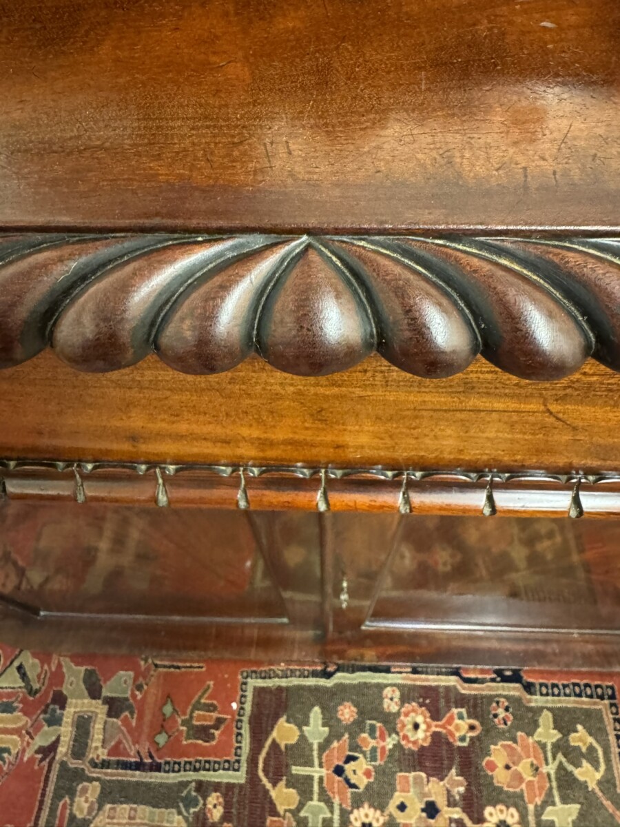 OUTSTANDING QUALITY ANTIQUE MAHOGANY SIDE CABINET CIRCA 1830 - Image 8