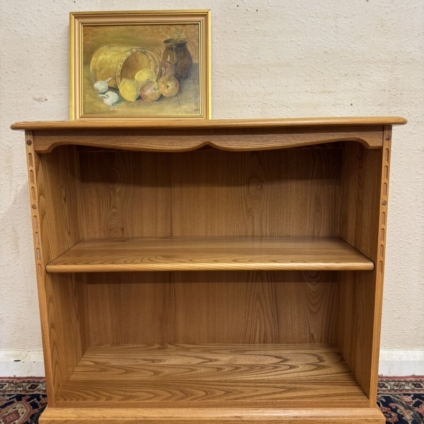 ERCOL BLONDE OPEN BOOKCASE