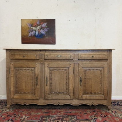 QUALITY ANTIQUE FRENCH OAK DRESSER/SIDEBAORD/CUPBOARD CIRCA 1840
