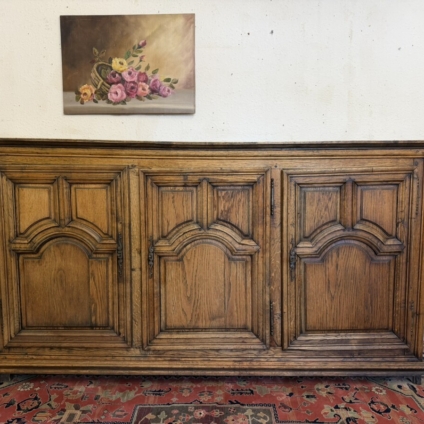 QUALTY ANTIQUE FRENCH THREE DOOR DRESSER/CUPBOARD CIRCA 1900