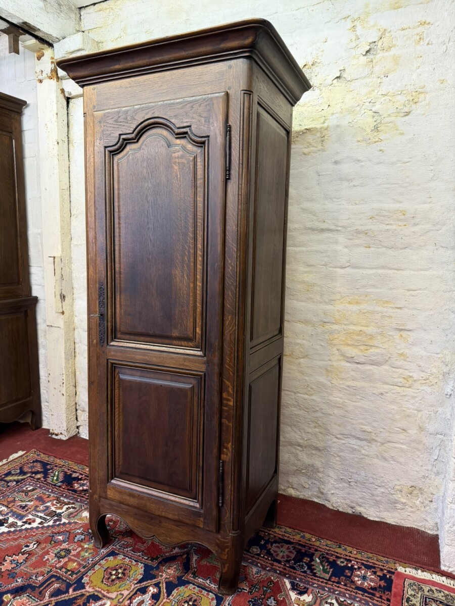 ANTIQUE FRENCH SINGLE DOOR ARMOIRE/WARDROBE/HALL ROBE CIRCA 1920 - Image 2
