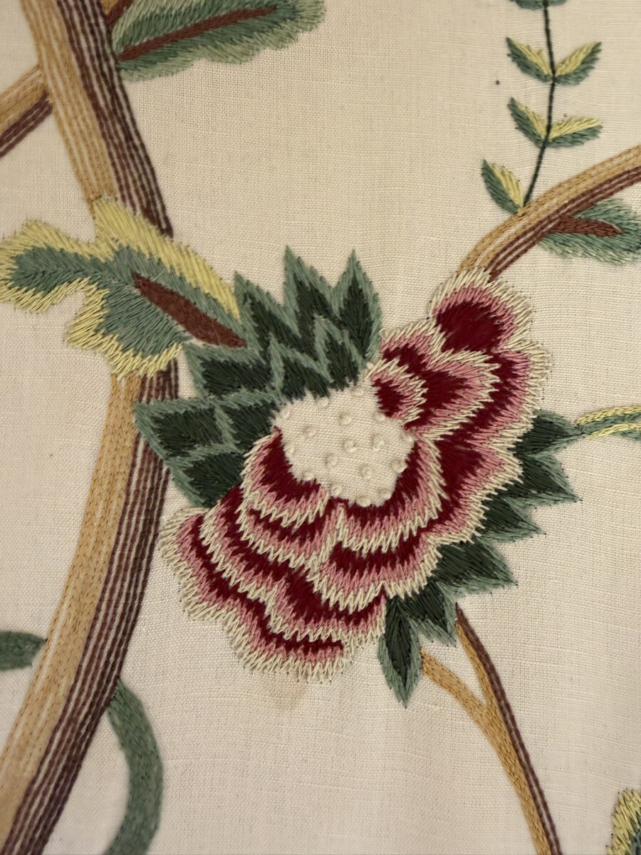 ANTIQUE FRENCH PAINTED CHELSEA TEXTILE FABRIC SOFA CIRCA 1930 - Image 10