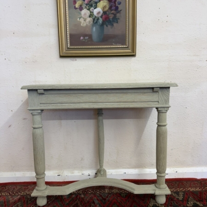 FRENCH PAINTED OAK CONSOLE TABLE CIRCA 1900
