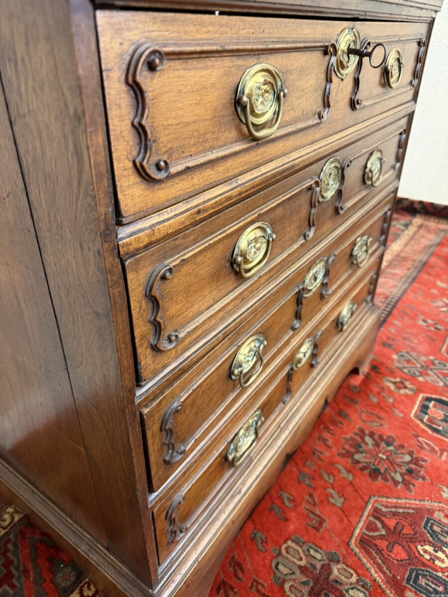 FANTIQUE LATE 18TH CENTURY WALNUT BATCHELORS CHEST/COMMODE CIRCA 1790 - Image 10