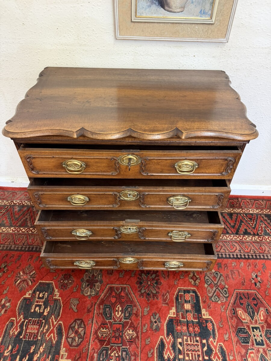 FANTIQUE LATE 18TH CENTURY WALNUT BATCHELORS CHEST/COMMODE CIRCA 1790 - Image 13