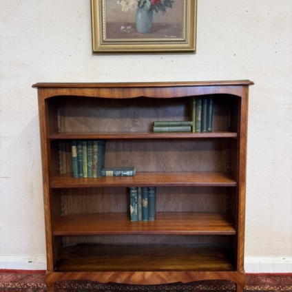 QUALITY ANTIQUE FRENCH KINGWOOD OPEN BOOKCASE CIRCA 1910