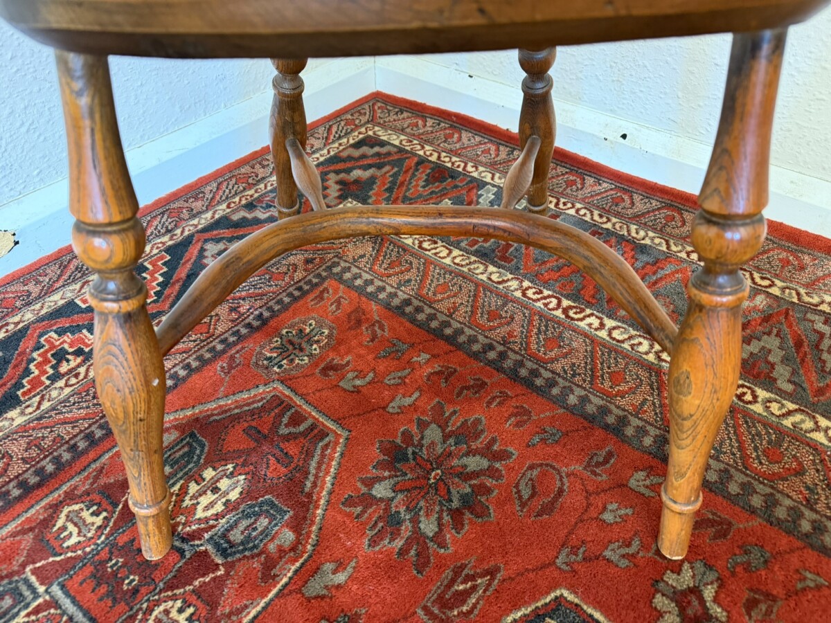 QUALITY SET OF FOUR OAK AND ELM WINDSOR CHAIRS - Image 8