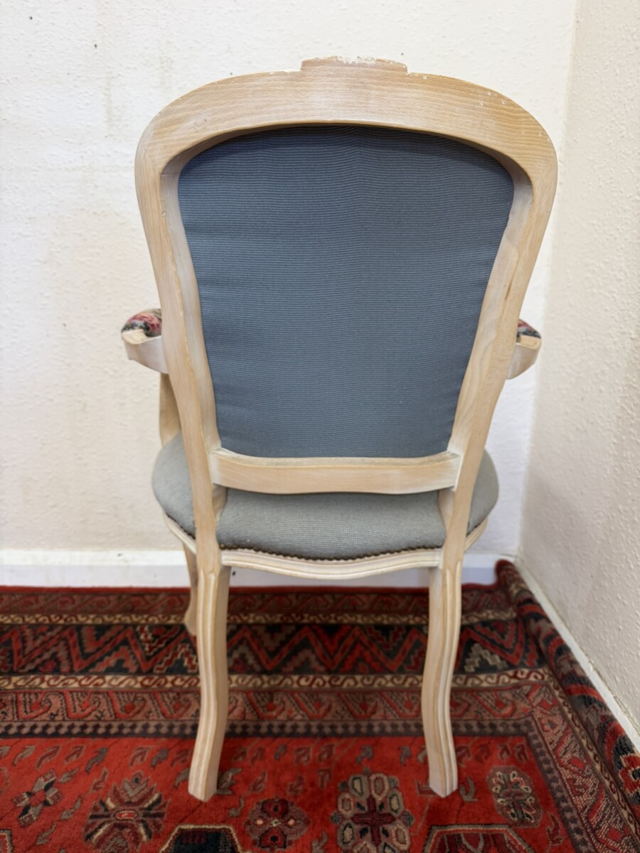 FRENCH LIMED NEEDLEPOINT ARMCHAIR - Image 11