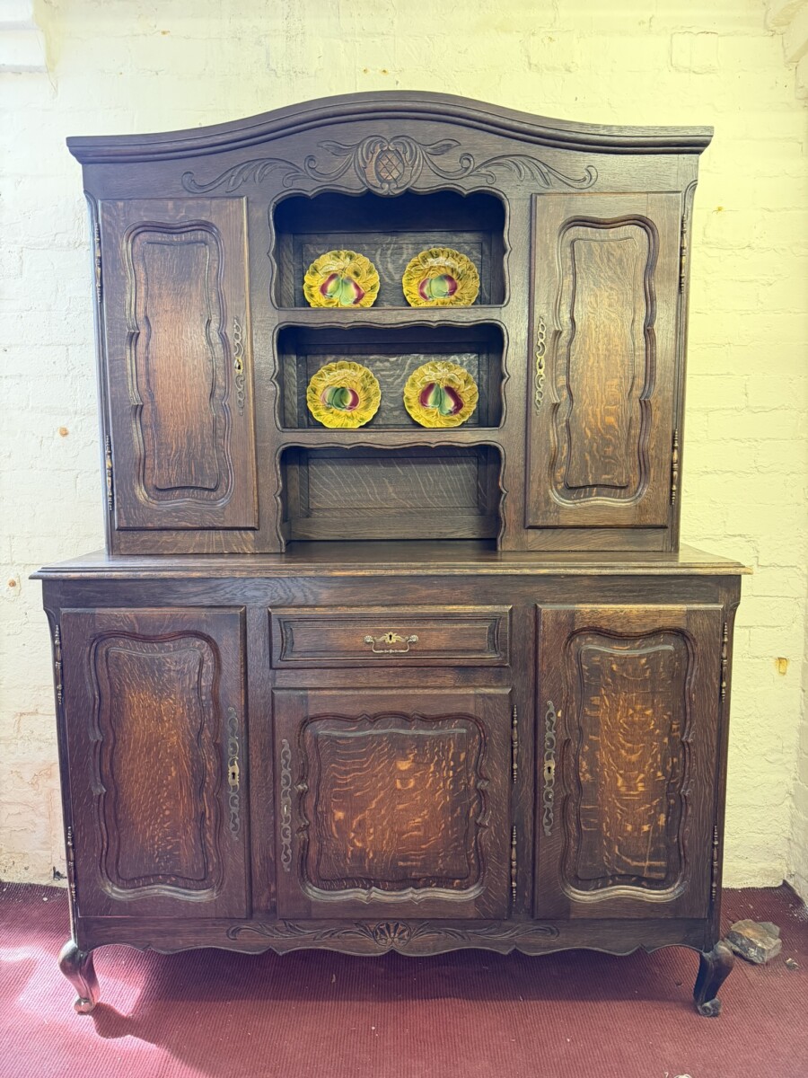 FRENCH CARVED OAK SHAPED TOP DRESSER CIRCA 1930 - Image 2