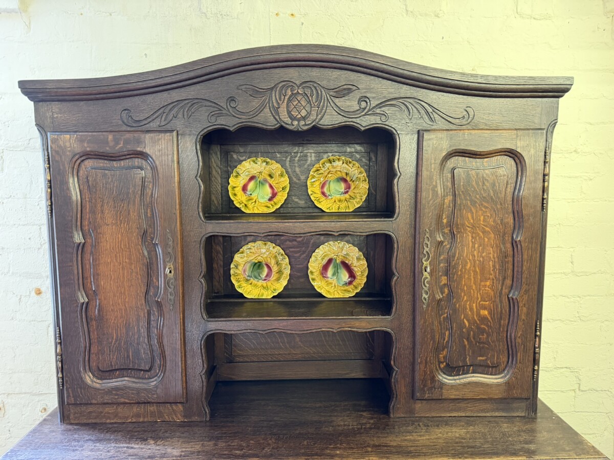 FRENCH CARVED OAK SHAPED TOP DRESSER CIRCA 1930 - Image 6
